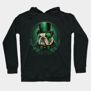 Bulldog St Patrick's Day Hoodie